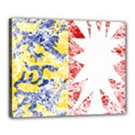 Coat Of Arms Of Schleswig Holstein Canvas 20  x 16  (Stretched)