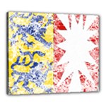 Coat Of Arms Of Schleswig Holstein Canvas 24  x 20  (Stretched)