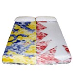 Coat Of Arms Of Schleswig Holstein Fitted Sheet (Queen Size)
