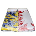 Coat Of Arms Of Schleswig Holstein Fitted Sheet (California King Size)