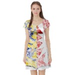 Coat Of Arms Of Schleswig Holstein Short Sleeve Skater Dress