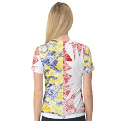 V-Neck Sport Mesh T-Shirt 