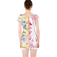 Short Sleeve Bodycon Dress Back Short Sleeve Bodycon Dress Back