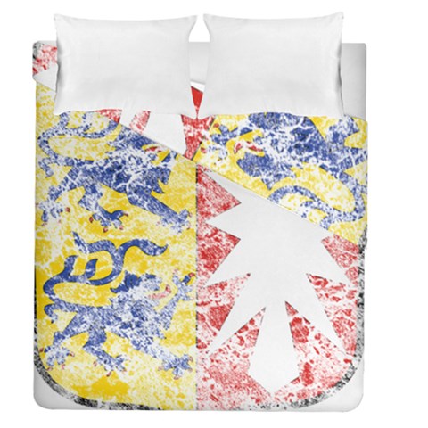 Coat Of Arms Of Schleswig Holstein Duvet Cover Double Side (Queen Size) from ArtsNow.com