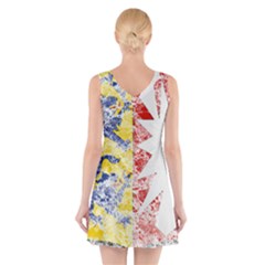 V-Neck Sleeveless Dress 