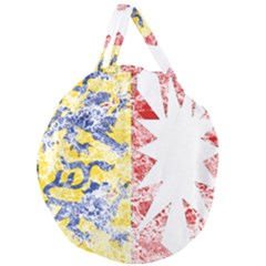 Giant Round Zipper Tote 