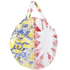 Giant Round Zipper Tote 