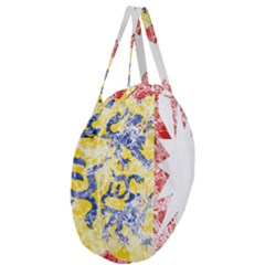 Giant Round Zipper Tote 