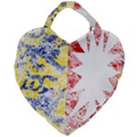 Coat Of Arms Of Schleswig Holstein Giant Heart Shaped Tote