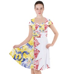 Cap Sleeve Midi Dress 
