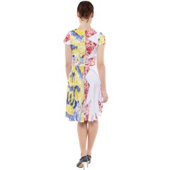 Cap Sleeve Midi Dress 