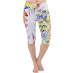 Coat Of Arms Of Schleswig Holstein Lightweight Velour Cropped Yoga Leggings