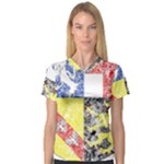 Coa De Saarland V-Neck Sport Mesh Tee