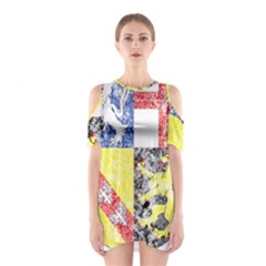 Shoulder Cutout One Piece Dress 