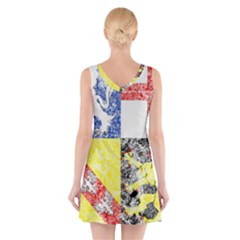 V-Neck Sleeveless Dress 