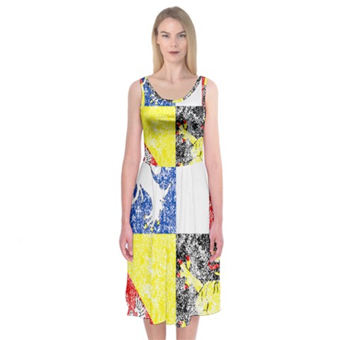 Coa De Saarland Midi Sleeveless Dress from ArtsNow.com