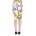 Midi Wrap Pencil Skirt 