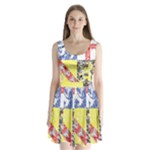Coa De Saarland Split Back Mini Dress 
