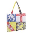 Zipper Medium Tote Bag Front