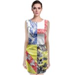 Coa De Saarland Sleeveless Velvet Midi Dress