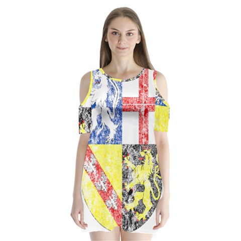 Coa De Saarland Shoulder Cutout Velvet One Piece from ArtsNow.com