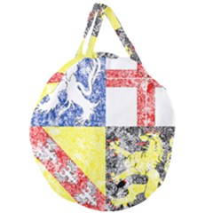 Giant Round Zipper Tote 