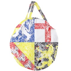 Giant Round Zipper Tote 