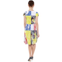 Cap Sleeve Midi Dress 