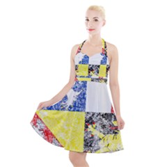 Halter Party Swing Dress  