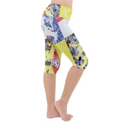 Lightweight Velour Cropped Yoga Leggings 