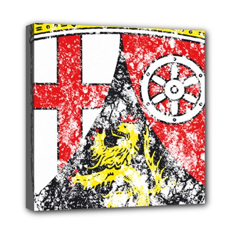Coat Of Arms Of Rhineland Palatinate Mini Canvas 8  x 8  (Stretched) from ArtsNow.com