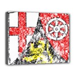 Coat Of Arms Of Rhineland Palatinate Canvas 14  x 11  (Stretched)