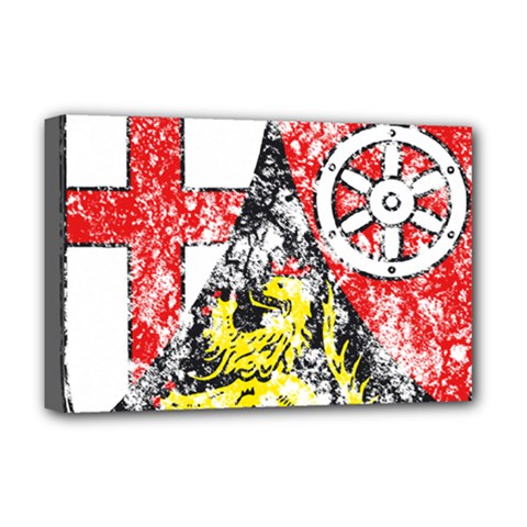 Coat Of Arms Of Rhineland Palatinate Deluxe Canvas 18  x 12  (Stretched) from ArtsNow.com