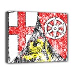 Coat Of Arms Of Rhineland Palatinate Deluxe Canvas 20  x 16  (Stretched)