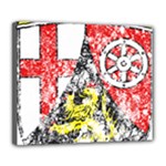 Coat Of Arms Of Rhineland Palatinate Deluxe Canvas 24  x 20  (Stretched)