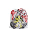 Coat Of Arms Of Rhineland Palatinate Drawstring Pouch (Medium)
