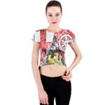 Coat Of Arms Of Rhineland Palatinate Crew Neck Crop Top