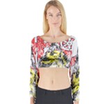 Coat Of Arms Of Rhineland Palatinate Long Sleeve Crop Top