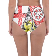 Reversible High-Waist Bikini Bottoms 