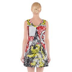 V-Neck Sleeveless Dress 
