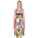 Coat Of Arms Of Rhineland Palatinate Midi Sleeveless Dress