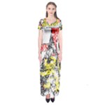 Coat Of Arms Of Rhineland Palatinate Short Sleeve Maxi Dress