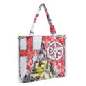 Zipper Medium Tote Bag Front