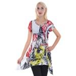 Coat Of Arms Of Rhineland Palatinate Short Sleeve Side Drop Tunic