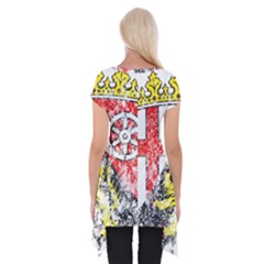 Short Sleeve Side Drop Tunic 