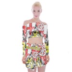 Coat Of Arms Of Rhineland Palatinate Off Shoulder Top with Mini Skirt Set