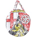 Coat Of Arms Of Rhineland Palatinate Giant Round Zipper Tote