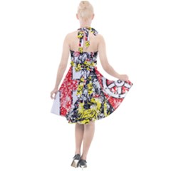 Halter Party Swing Dress  