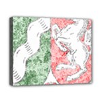 Coat Of Arms Of North Rhine Westfalia Canvas 10  x 8  (Stretched)