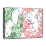 Coat Of Arms Of North Rhine Westfalia Canvas 16  x 12  (Stretched)